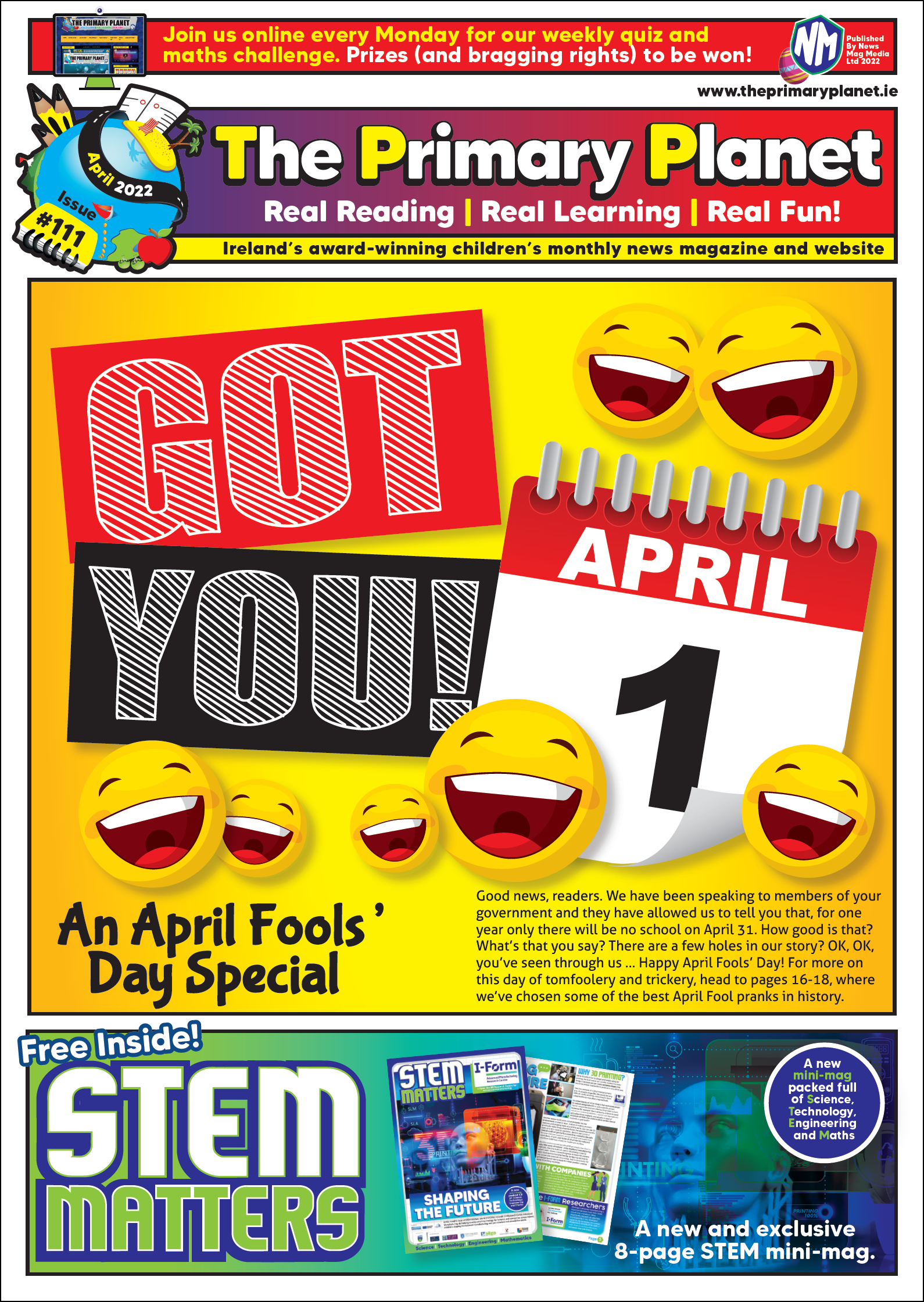 Newsbites Magazines for Schools - APRIL 2022 -- ISSUE #111