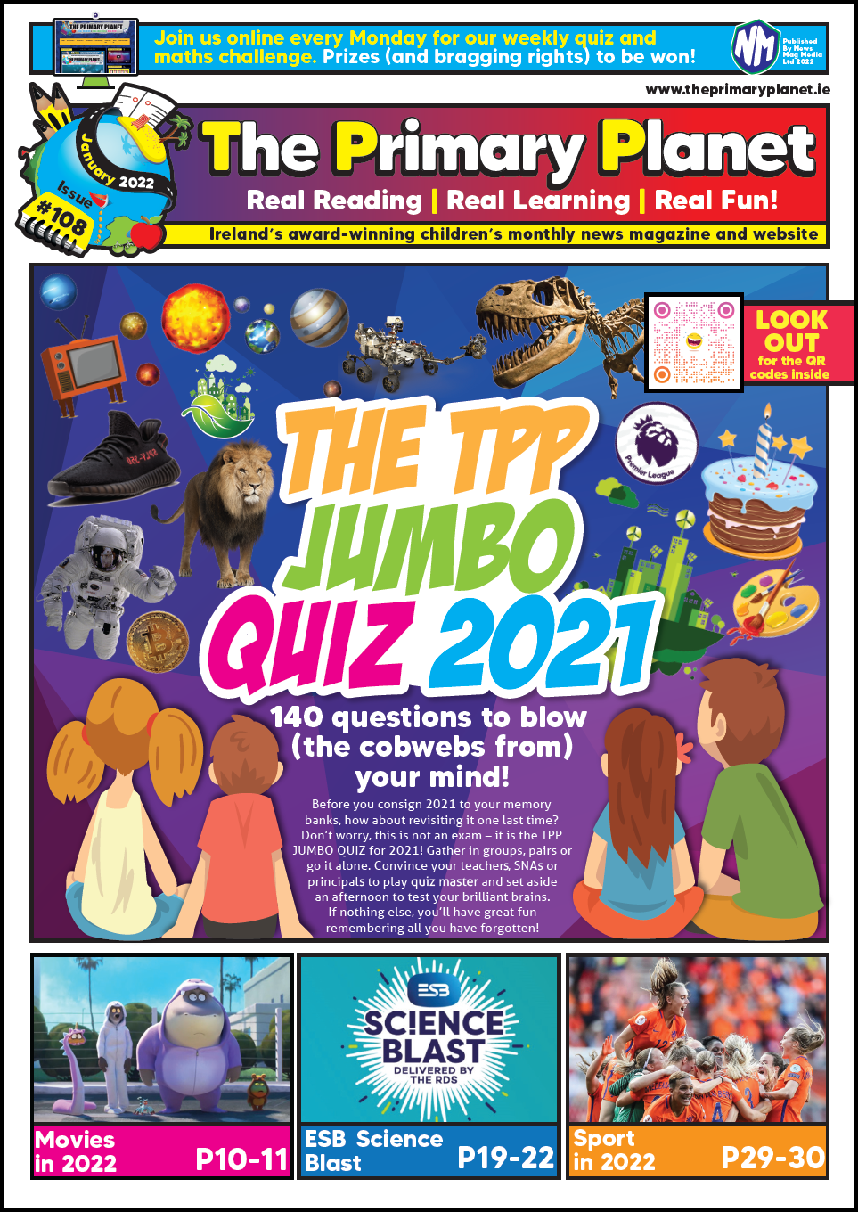 Newsbites Magazines for Schools - JANUARY 2022 -- ISSUE #108