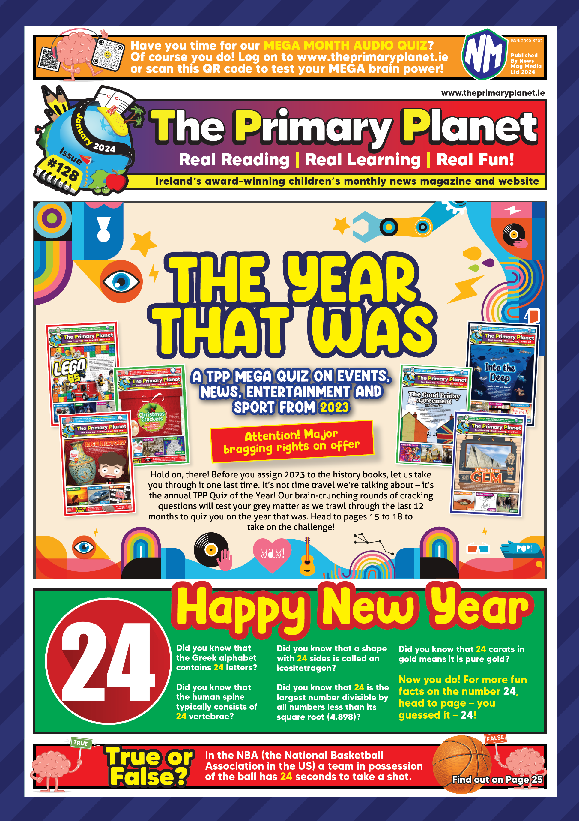 Newsbites Magazines for Schools - JANUARY 2024 -- ISSUE #128