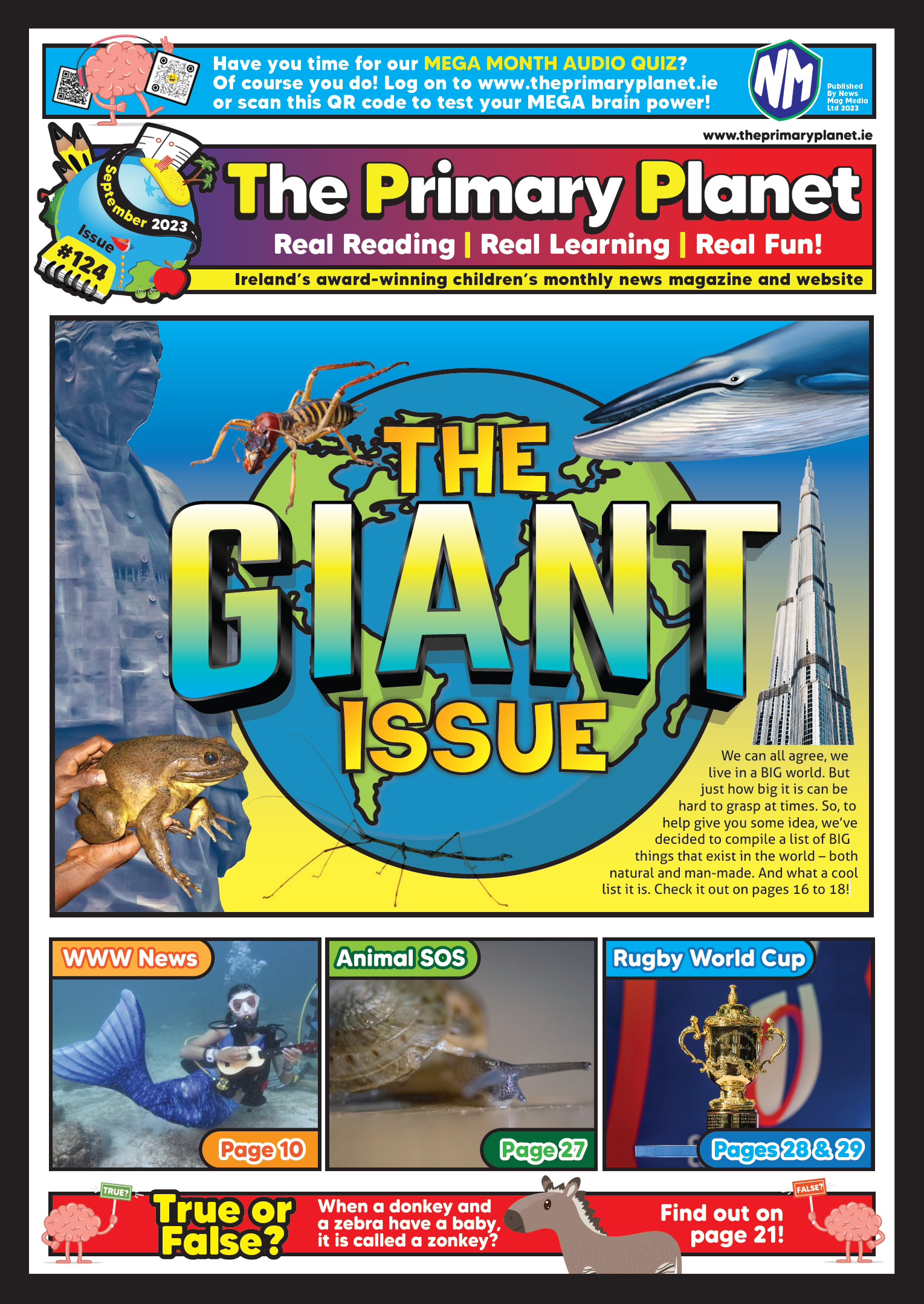 Newsbites Magazines for Schools - SEPTEMBER 2023 -- ISSUE #124