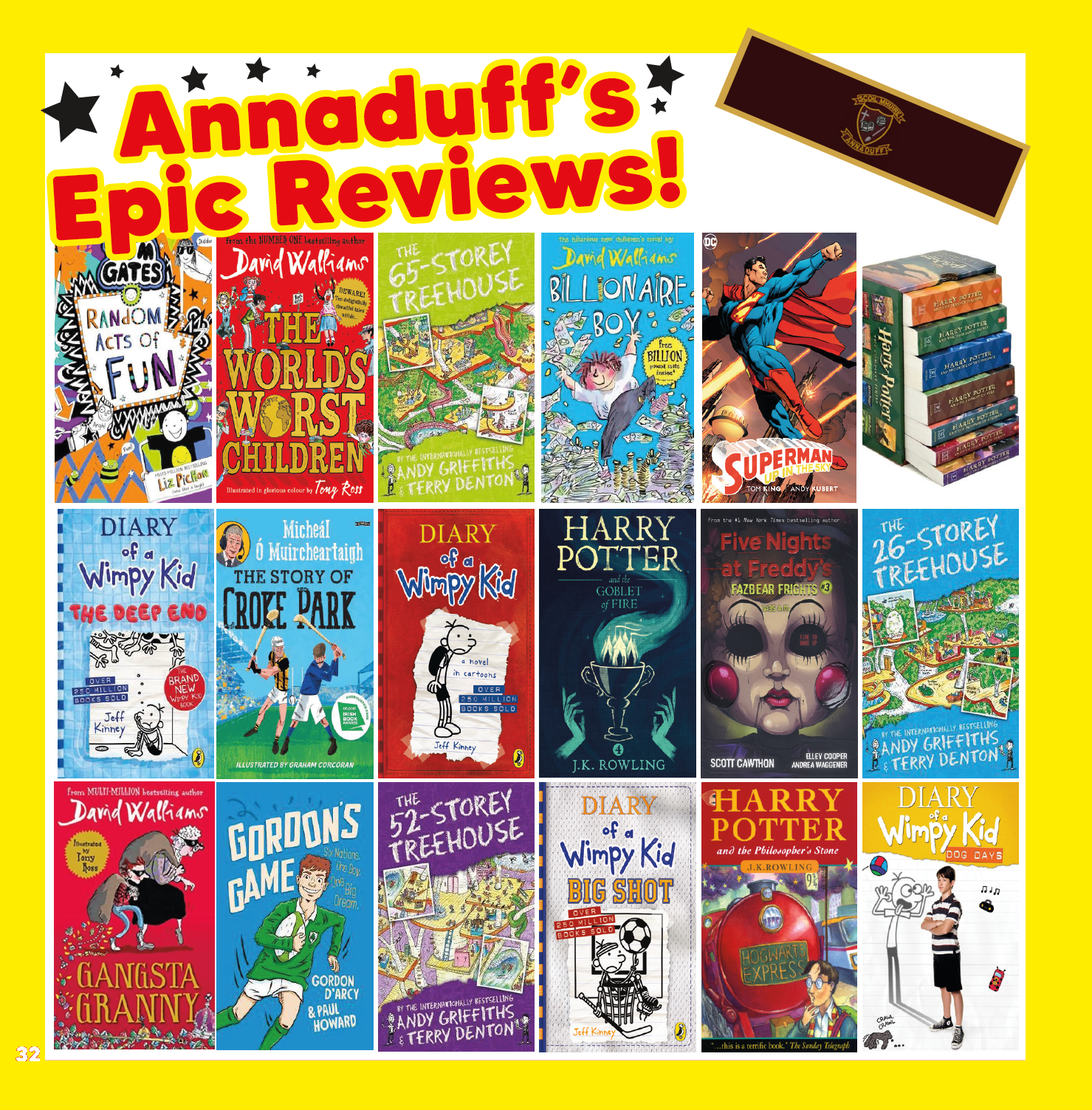 Super Book Reviews from 4th Class, Annaduff NS! 