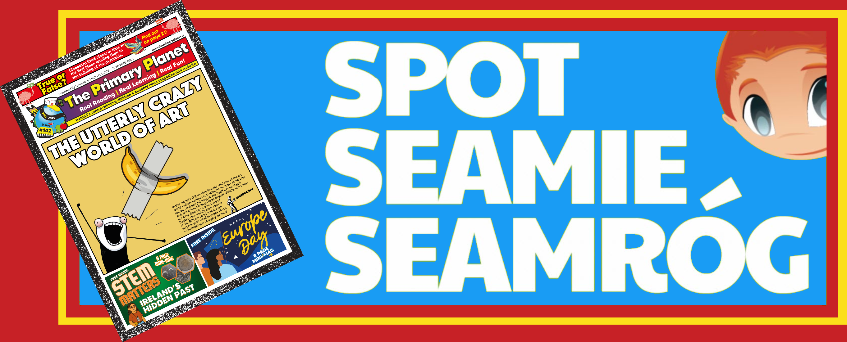 Spot Seamie this May in Issue 142
