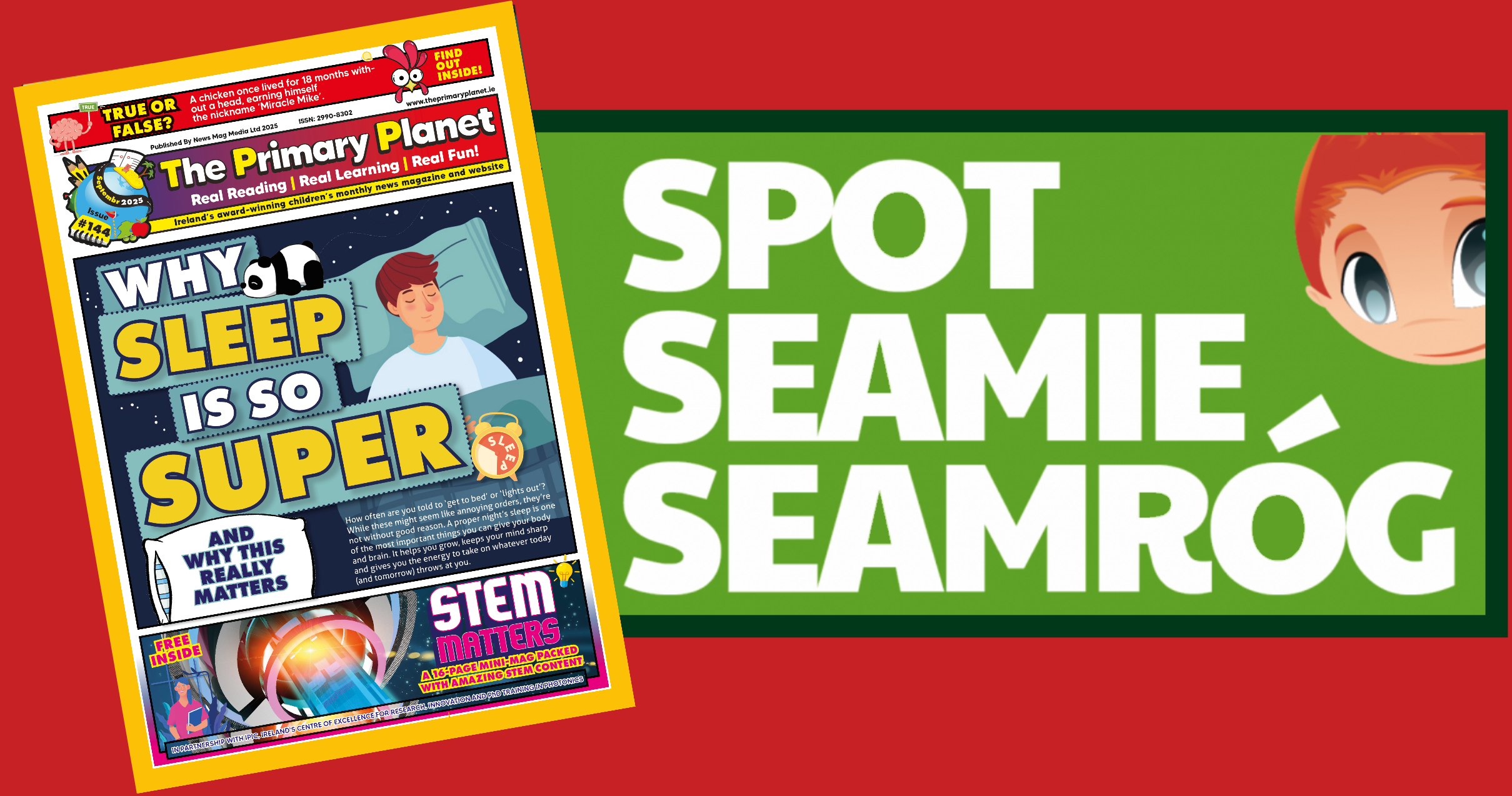Spot Seamie in Issue 144 