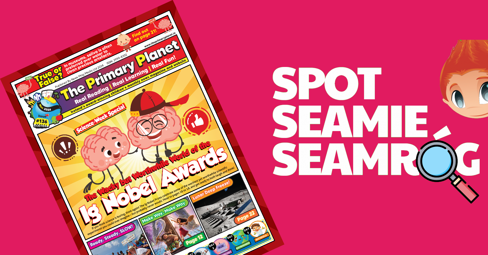  Spot Seamie in Issue 136 (Nov 2024)